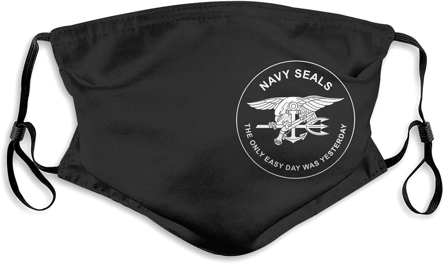 Navy Seal 2 Reusable Adult Face Mask Balaclava with Filter Black at