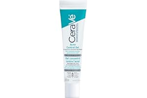 CeraVe Acne Control Gel For Face, Pimple & Pores, With Salicylic Acid, 3 Essential Ceramides, Niacinamides. Developed with De