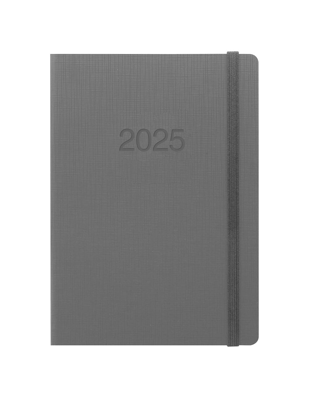 Letts of London Memo A5 week to view 2025 diary - concrete