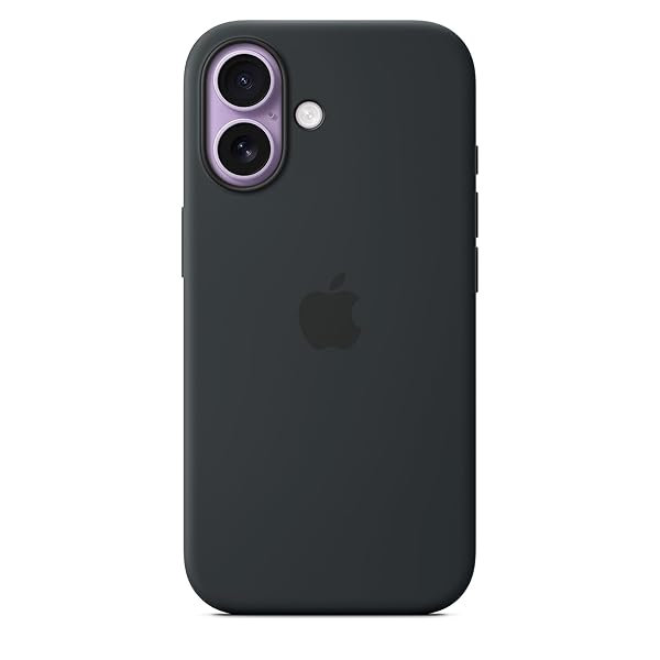 APPLE IPHONE 17 SILICONE CASE WITH MAGSAFE AND CAMERA CONTROL: LIGHTWEIGHT PHONE CASE, WIRELESS CHARGING COMPATIBLE, SMOOTH MATTE FINISH; BLACK