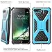i-Blason iPhone 7 Plus Case, iPhone 8 Plus Case, Transformer Kickstand Apple iPhone 7 Plus/iPhone 8 Plus Heavy Duty Dual Layer Combo Holster Cover case with Locking Belt Swivel Clip (Blue)