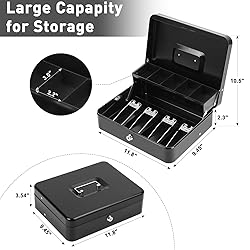 KYODOLED Locking Cash/Money Saving Organizer Box