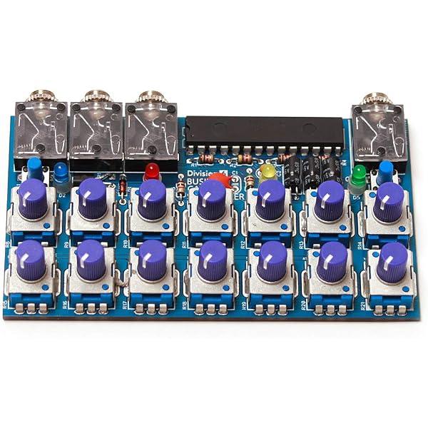 Division 6 Dual Mini Synthesizer DIY Kit For Eurorack - PCB, Panel & ICs Only (18HP)
