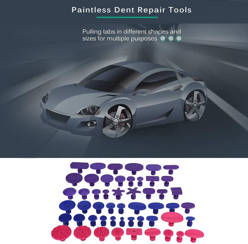 Dent Removal Tools 52 Units Car dent suction puller Auto Body Dents Removal Pulling spares Tabs Paintless Denture Repair Tools compressor kit - Image 5