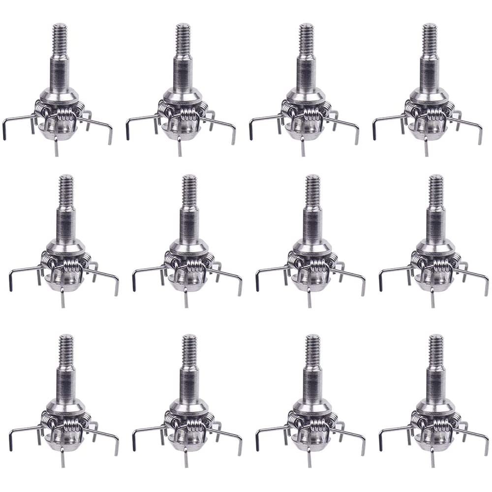 CENPEK 12 Pack Archery Broadheads, Small Game Arrow Broadhead for Hunting Small Game Sharp Judo Hammer Crossbow Compound Bow Arrow Tips