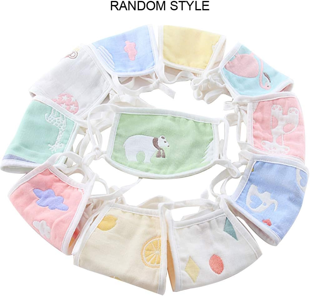 GUANGSHAN Cartoon Reusable Children's Cotton Mouth-Muffle for Boys Girls