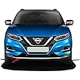 for NISSAN QASHQAI J11 Stainless Steel CHROME Front Bumper Streamer 1 Pieces (2017+)