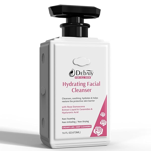 ROSE NON FOAMING HYDRATING FACIAL CLEANSER WITH CERAMIDE...
