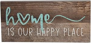 Simply Said, INC Inspire Boards 12" x 5.5" Sign - Home Is Our Happy Place