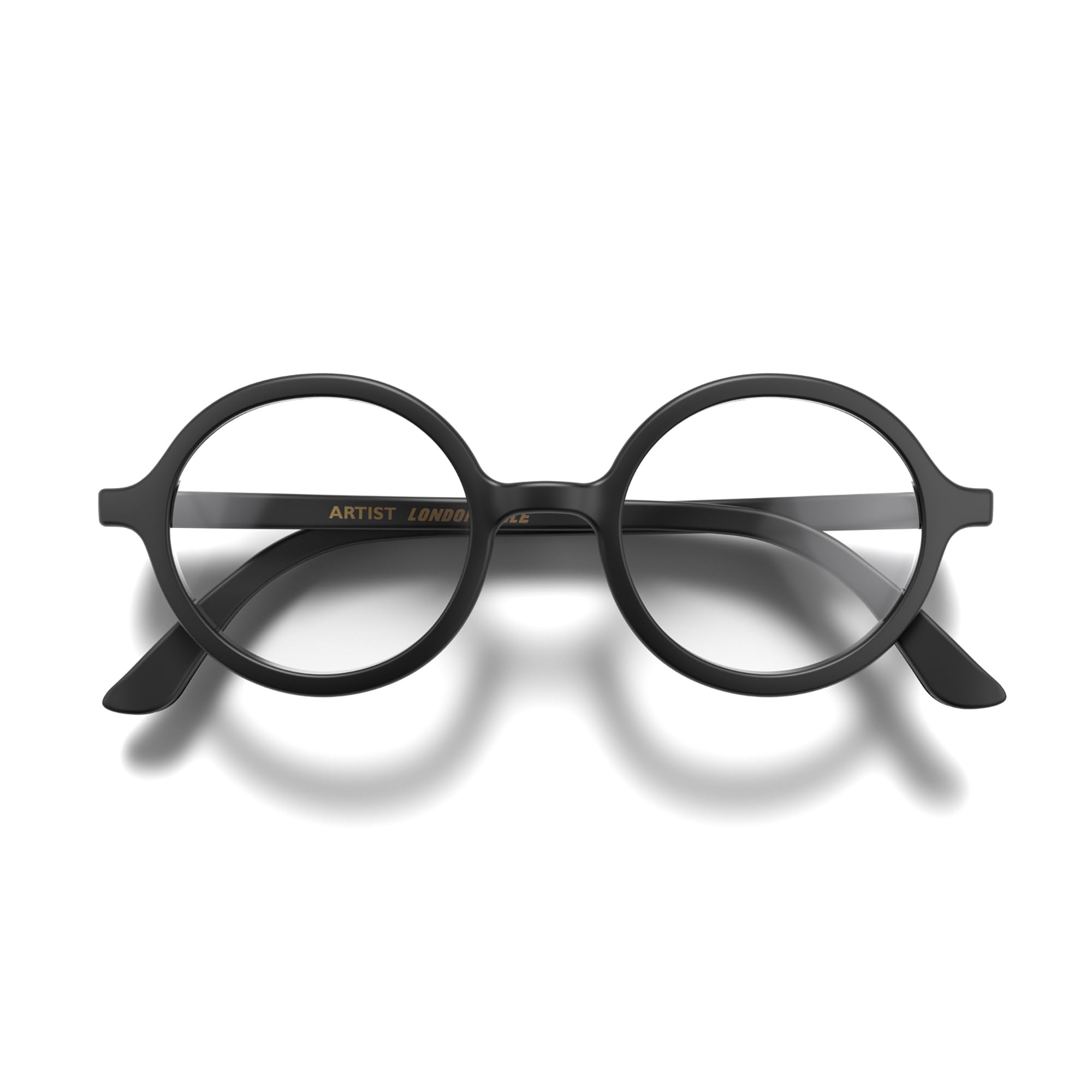 LONDON MOLE® Artist reading glasses | Large round classic readers | Men’s Women’s Unisex | Spring hinges