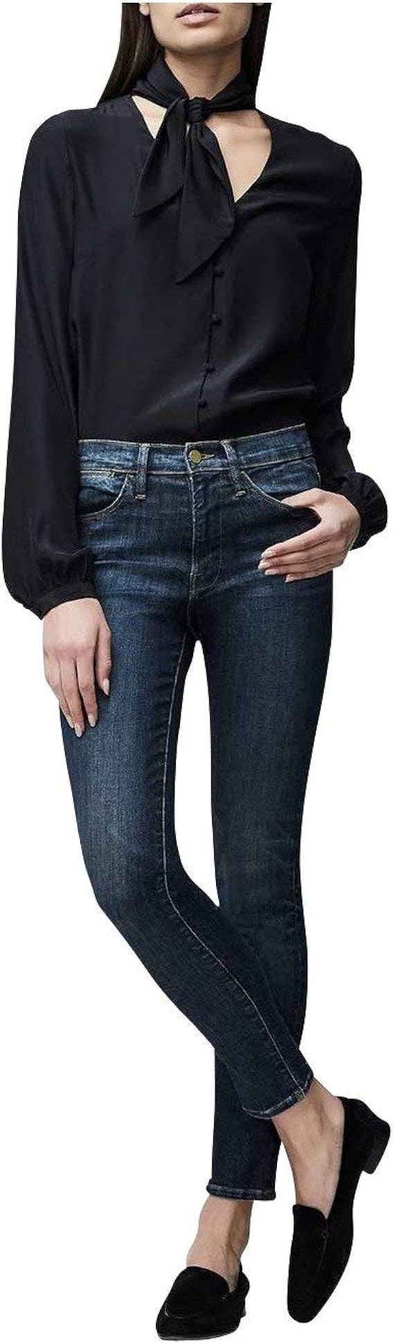 frame le high skinny harvard