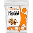 BulkSupplements.com Turkey Tail Mushroom Extract Powder - Coriolus Versicolor Extract, Mushroom Supplement - Vegan & Gluten Free, 1g per Serving, 500g (1.1 lbs) (Pack of 1)