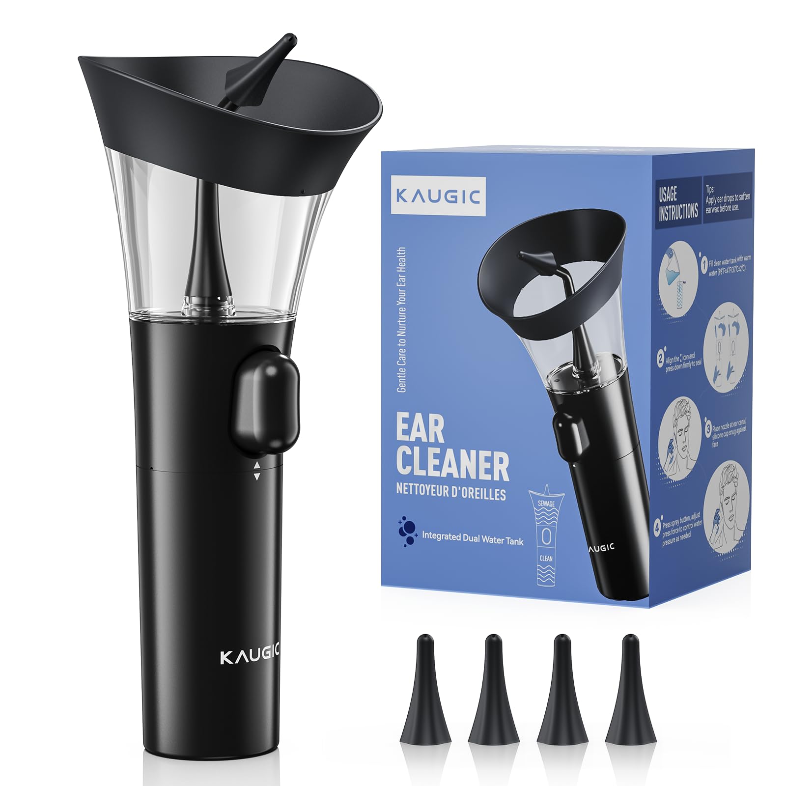 Photo 1 of KAUGIC Manual Ear Wax Cleaner – Safe, Comfortable & Easy to Use Seamless One-Hand Operation