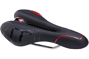 Lietu Most Comfortable Bike Seat for Men's and Women's - Padded Bicycle Saddle with Soft Cushion - Improves Comfort for Mount
