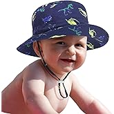 Baby Sun Hat for Boy Girl Toddler,Kids Summer UPF 50+ UV Protection Hat Wide Brim Beach Bucket Cap