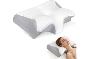 Sleep Apnea Pillow, Memory Foam Pillow for Neck Pain Relief, 2026 New Cervical Neck Pillow, Ergonomic Contour Neck & Shoulder