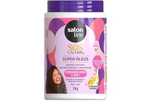 Linha Tratamento (SOS Cachos) Salon Line - Cremascara 2X1 Nutritiva 1000 Gr - (Salon Line Treatment (SOS Curls) Collection - Nutricious CreamMask 2 in 1 Net 35.27 Oz)