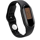 3D Pedometer for Walking Steps and Miles, Pedometer Watch No Bluetooth | No Bluetooth No App Connections, Track Daily Steps/Calories/Distance/active, Time(12/24 Hours), LCD Display, No Charging