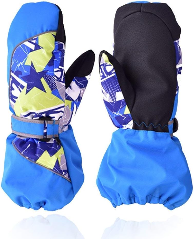 Vintoney Children's Ski Mittens, Breathable Waterproof Windproof Ski