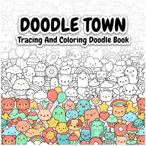 Amazon.com: DoodleLand: A Coloring Book: 9798217047345: Mr Doodle