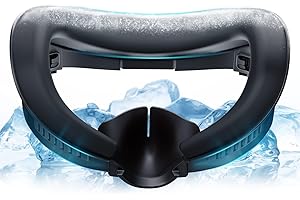 DESTEK Cooling Face Pad Facial Interface for Meta Quest 3, NOT Compatible with Meta Quest 3S,Includes Two Replacement Ice Silk & Cool Ice Gel Face Cushions