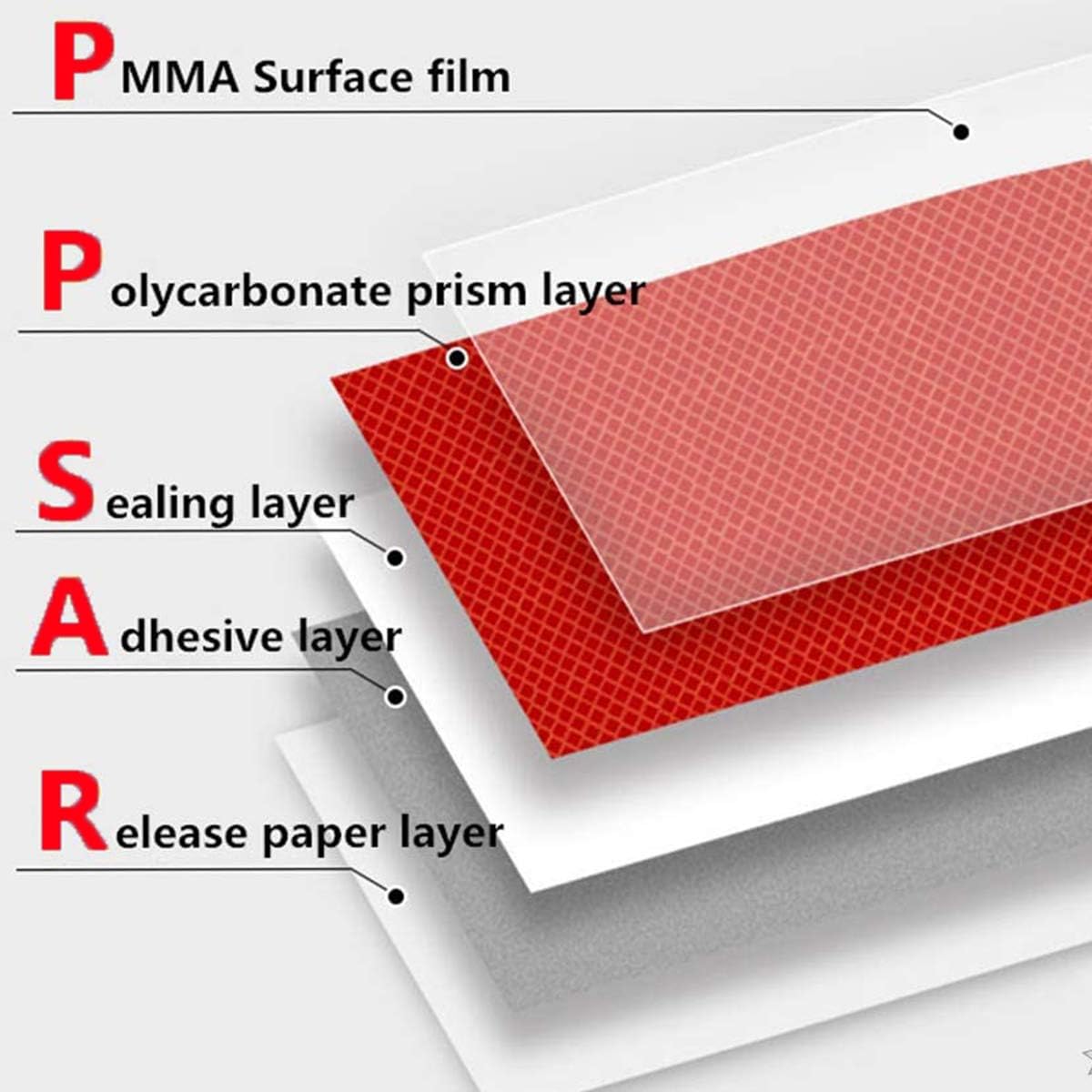 ONTWIE Waterproof Reflective Tape High Visibility Industrial Marking Hazard Heavy Duty Caution Warning Safety Self Adhesive Tape Outdoor - Image 5