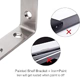 Hyber&Cara 6 Pack Heavy Duty Right Angle Bracket Stainless Steel 125x75mm view 5