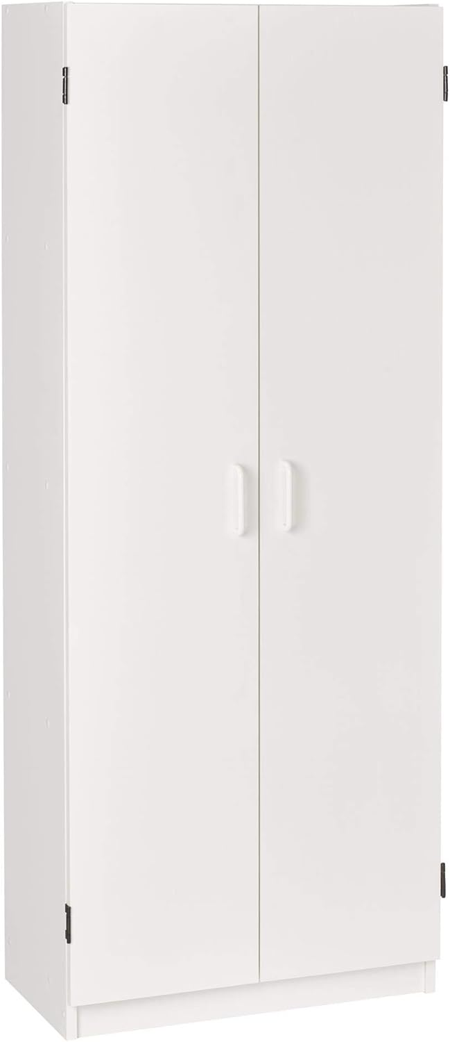 Amazon Com Ameriwood Flynn Storage Cabinet White Furniture Decor
