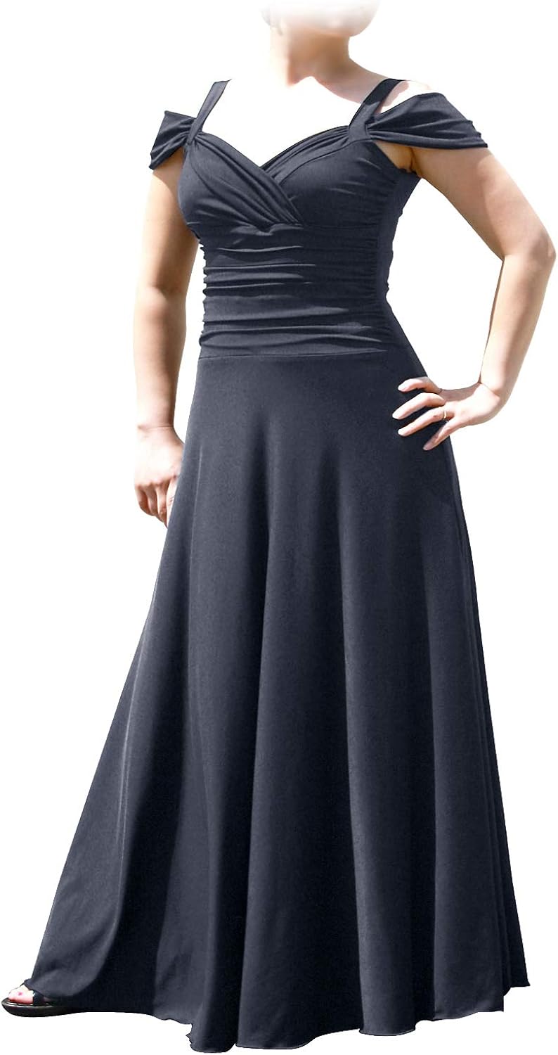 black formal evening gown
