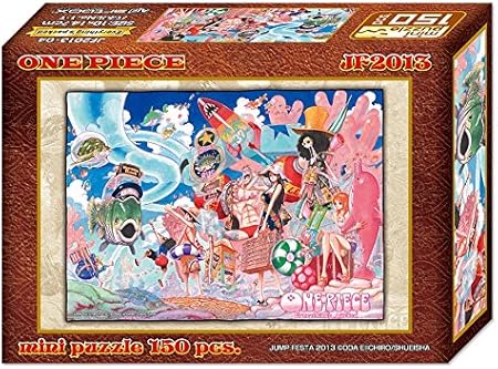Amazon ジグソーパズル ジャンプフェスタ13先行販売 One Piece ワンピース 150ピース ミニパズル Jf13 04 第 642話 扉絵 Everything S Packed Jf13 ヘッダー付パッケージ仕様 モンキー D ルフィ ロロノア ゾロ ナミ ウソップ サンジ トニートニー