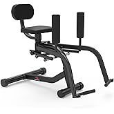 Leikefitness Hip Abductor and Thigh Exercise Machine,Adjustable 360-Degree | Compact Glute Trainer with Thickened Spring,Leg Pads for Home Gym Workouts