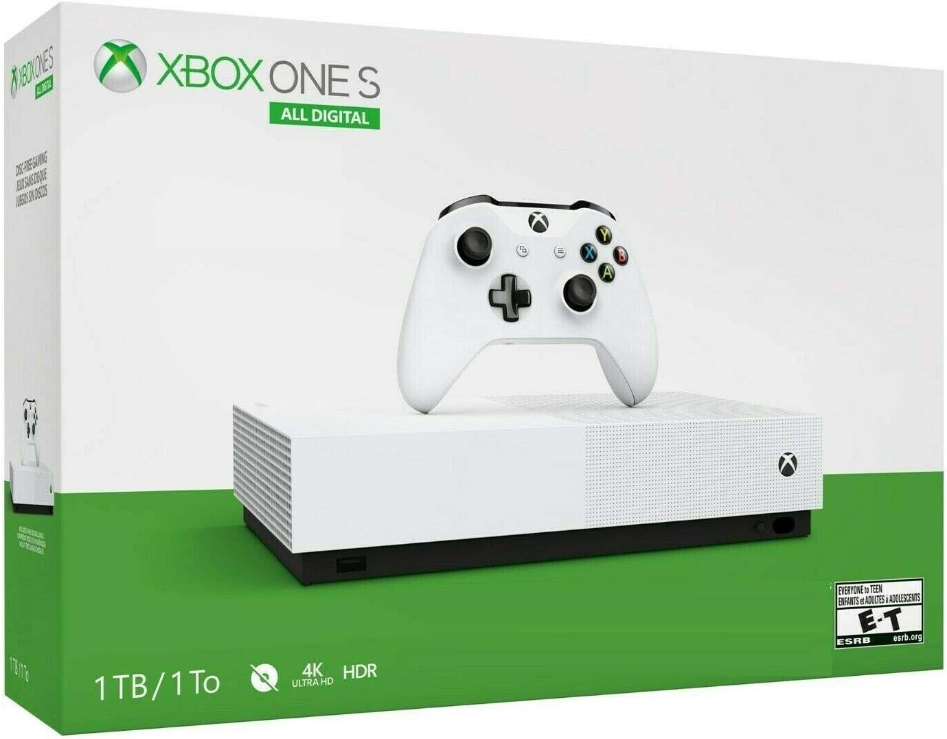 Console Xbox One S 1 Terabyte + HDR + 4K Streaming All Digital (Sem Jogos) Console Xbox One S 1 Terabyte + HDR + 4K Streaming All Digital (Sem Jogos)