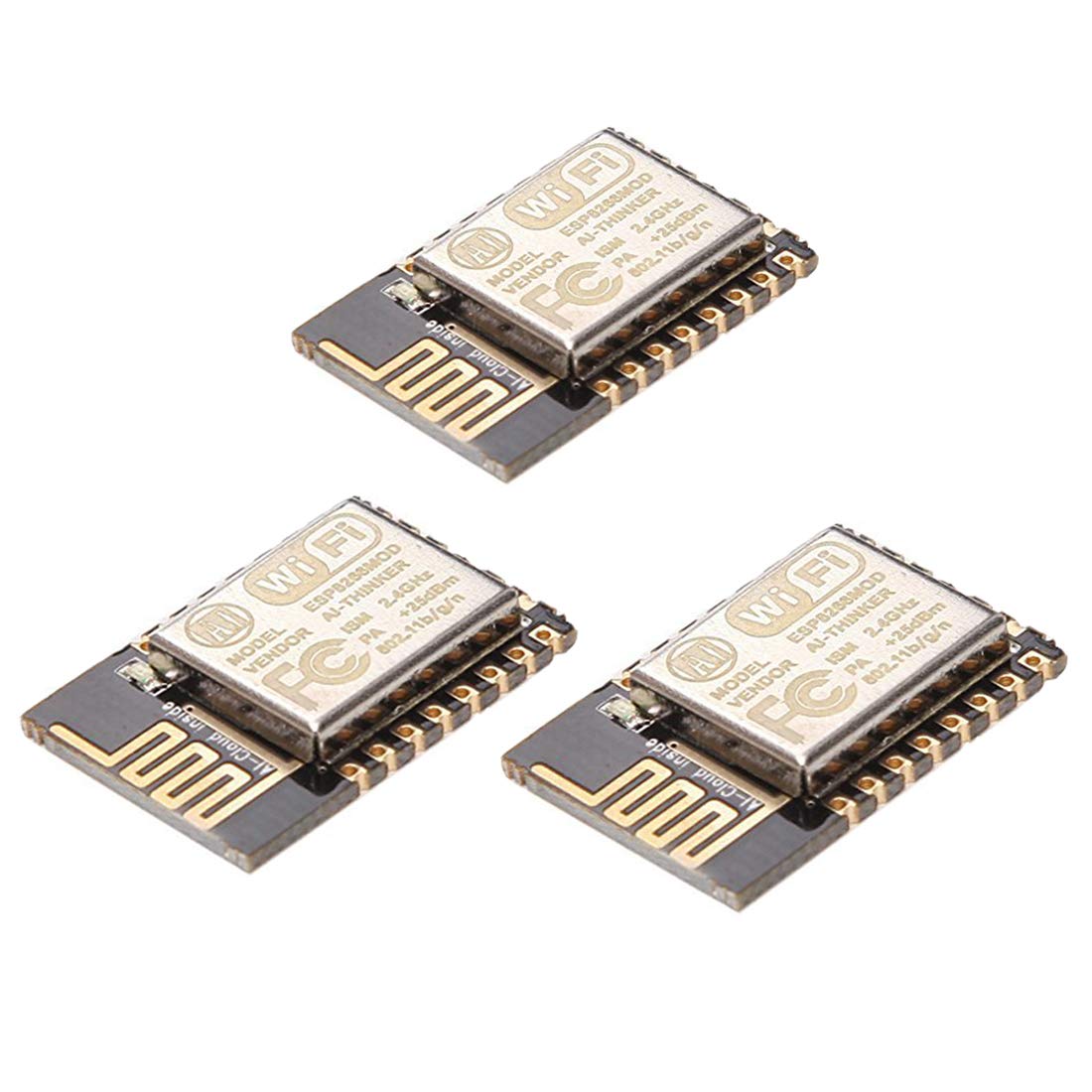 Hailege 3pcs ESP8266 ESP-12E ESP12E WiFi Wireless Transceiver Wireless WIFI Module Development Board LWIP AP+STA for