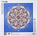 Leisure Arts - Diamond Art Sparkle Art Diamond Paint by Number Blue Mandala Kit – 5D Pixel Painting DIY Arts and Crafts for Kids Canvas Wall Decor