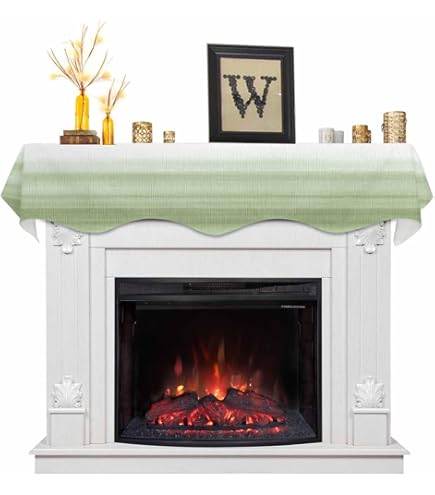 Daleng Sage Green White Gradient Mantel Scarf For Nigeria