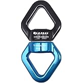 S.E.PEAK 30kN Swing Swivel, CE Certified 360°Rotational Device, Silent Hanging Accessory for Tree Swing, Aerial Dance