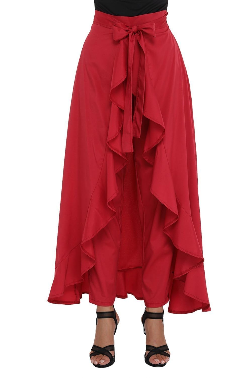 siddhi enterprise women's rayon plazza bottom (lengha_grey_free size)