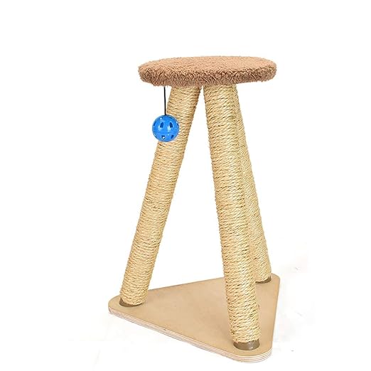Robuster Katzenbaum, Scratch Post for Kätzchen Hausspiele, Fully Wrapped Scratching Sisal Post, Fashion Design Large Cat Tree