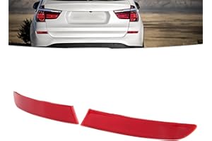 Red Housing Rear Bumper Reflector Light Lamp for X3 35i X Line Sport Utility 2015, 2 Pcs, 63257352210