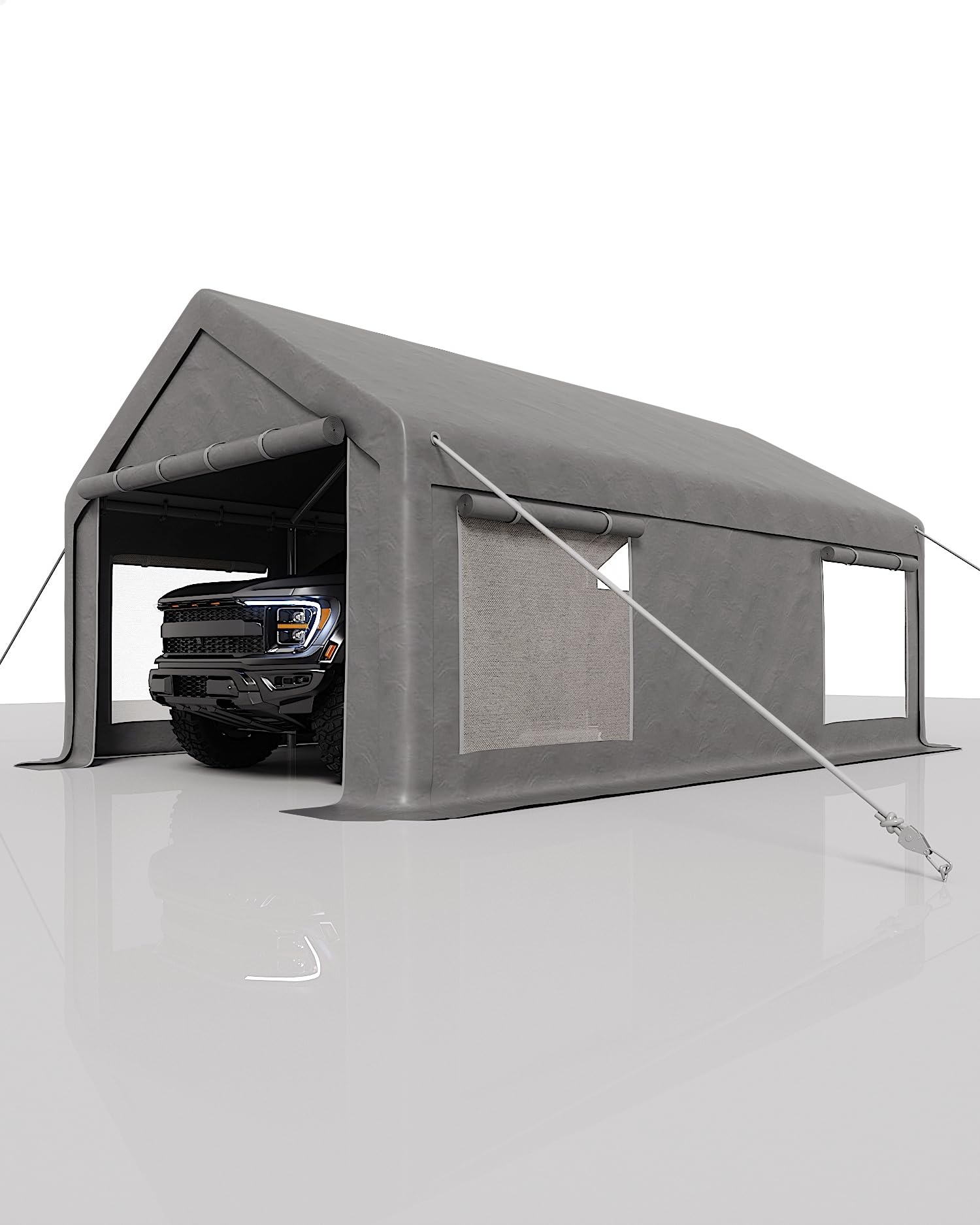 GarveeLife 10x20 Ft Carport, Car Port with 200g PE