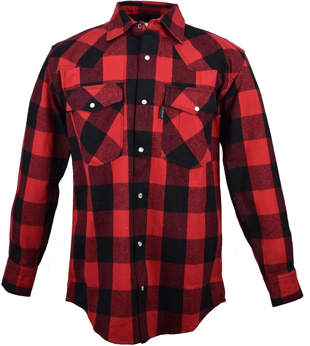 Five Brother Men's Heavyweight Regular Fit Western Flannel