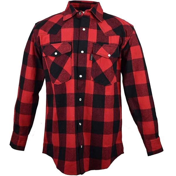 Amazon.com: Five Brother Men's Heavyweight Regular Fit Flannel