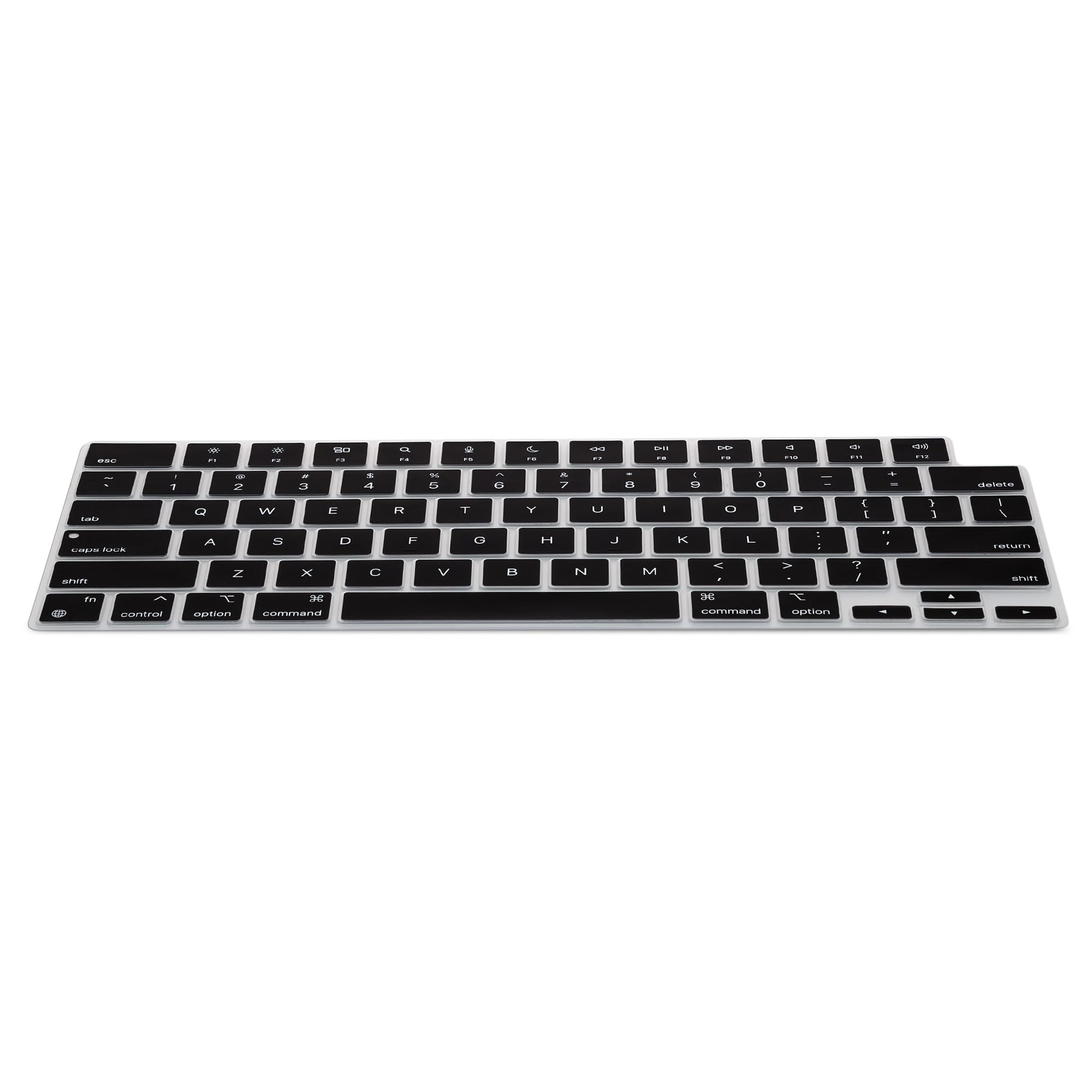 kwmobile Keyboard Cover Compatible with Apple Macbook Air 15 2023 M2 (A2941) - Keyboard Cover US English QWERTY - Black