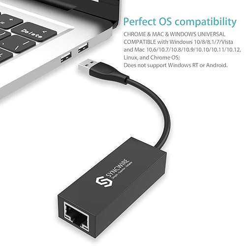 Adattatore Zunate Da USB-C A Ethernet RJ45, 1000 Mbps, Con Corpo In Alluminio Per Laptop, Tablet E Smartphone, Compatibile Con Android E OS X