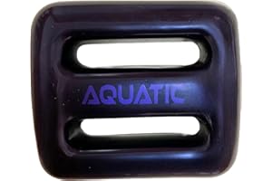 AQUATIC HUNT AQUATIC - Dive Weights - 1.1lb or 2.2lb or 3.3lb (0.5Kg or 1Kg or 1.5Kg) - Coated Black for Scuba, Freediving, Spearfishing