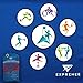 Sports Cooling Towels for Neck Pack 4. Scarf Cool Neck Wraps for Hot Temperatures, Cool Towels Neck for Men & Women, Wet Cooling Towel, Cool Towel Head, Great for Summer Heat for Athletes, Exprenee