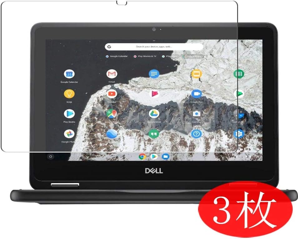 【3 Pack】 Synvy Screen Protector for Dell New Chromebook 3000 (3100) 2-in-1 11.6" TPU Flexible HD Film Protective Protectors [Not Tempered Glass]