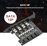 Annadue HDD Power Switch Module SATA Drive Switcher 4x 15Pin Cables Desktop PC view 4