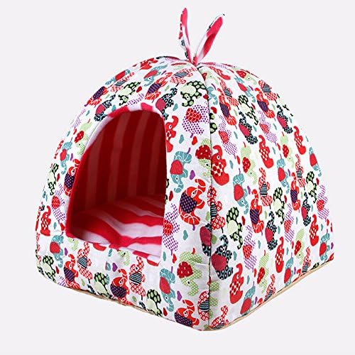 Rainflower Washing Cute Soft Pet Cat Dog House Bed