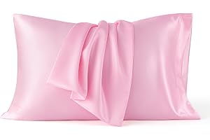 Bedsure Satin Pillow Cases Queen Size 2 Pack - Similar to Silk Pillow Cases, Silky Pillowcase Covers for Hair and Skin w